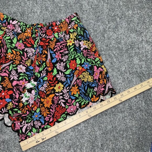 Farm Rio Shorts Womens Size S Tropical Garden Linen Blend  Beach Casual Vacation - Picture 6 of 11